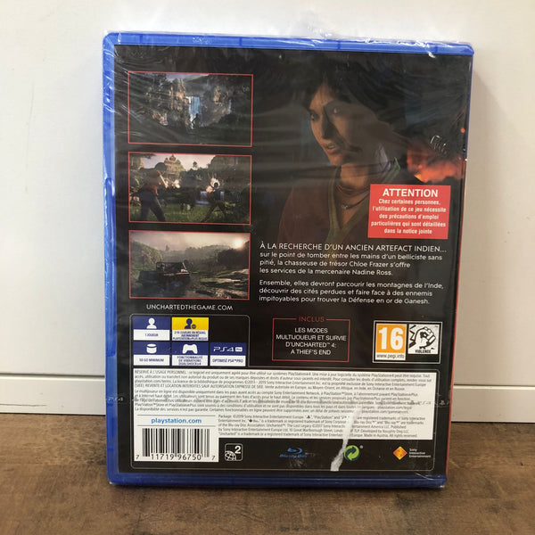 Jeu PS4 - Uncharted The Lost Legacy - NEUF