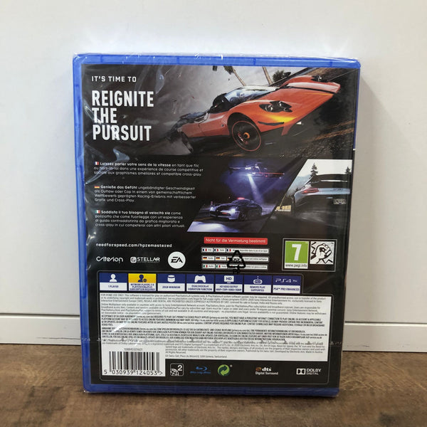 Jeu PS4 - Need For Speed Hot Pursuit Remastered - NEUF