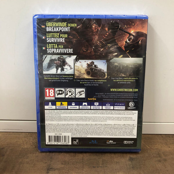 Jeu PS4 - Tom Clancy’s Ghost Recon BreakPoint - NEUF