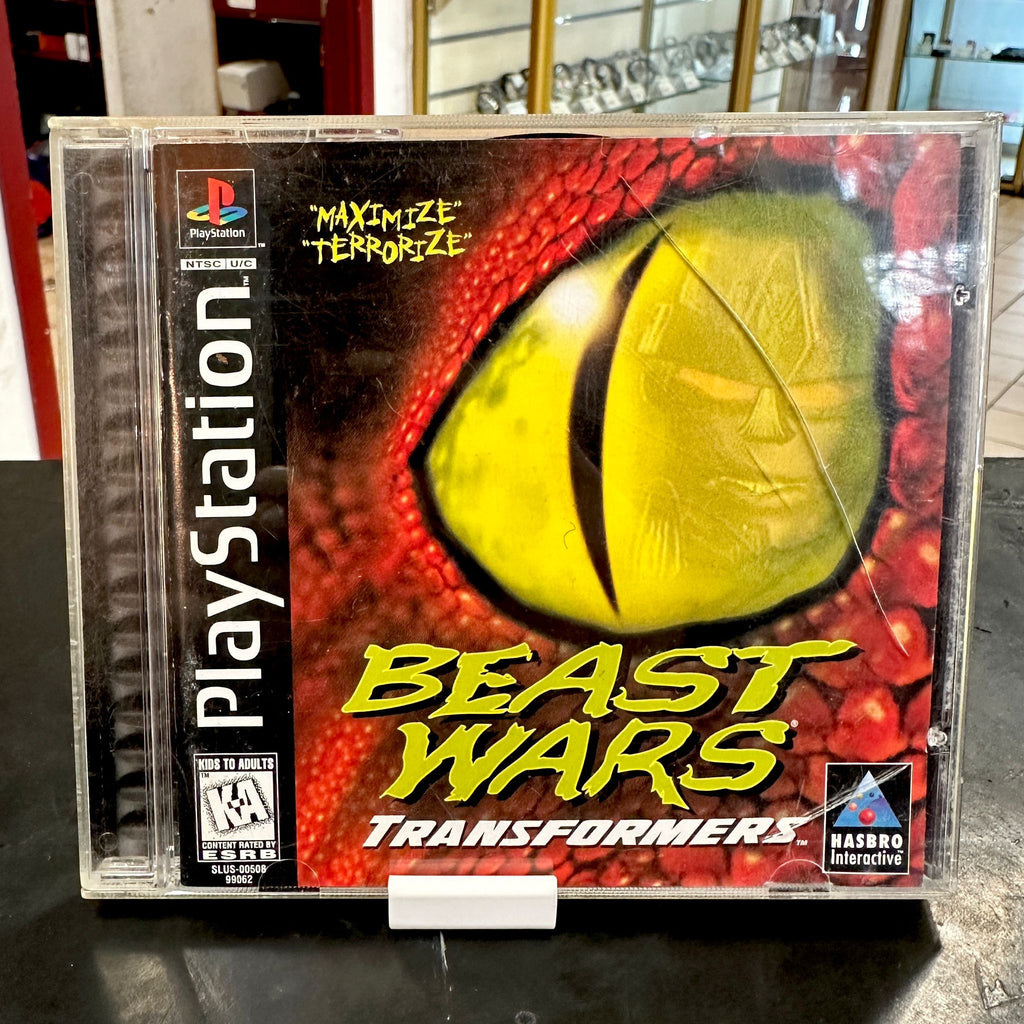 JEU PS1 BEAST WARS TRANSFORMERS,