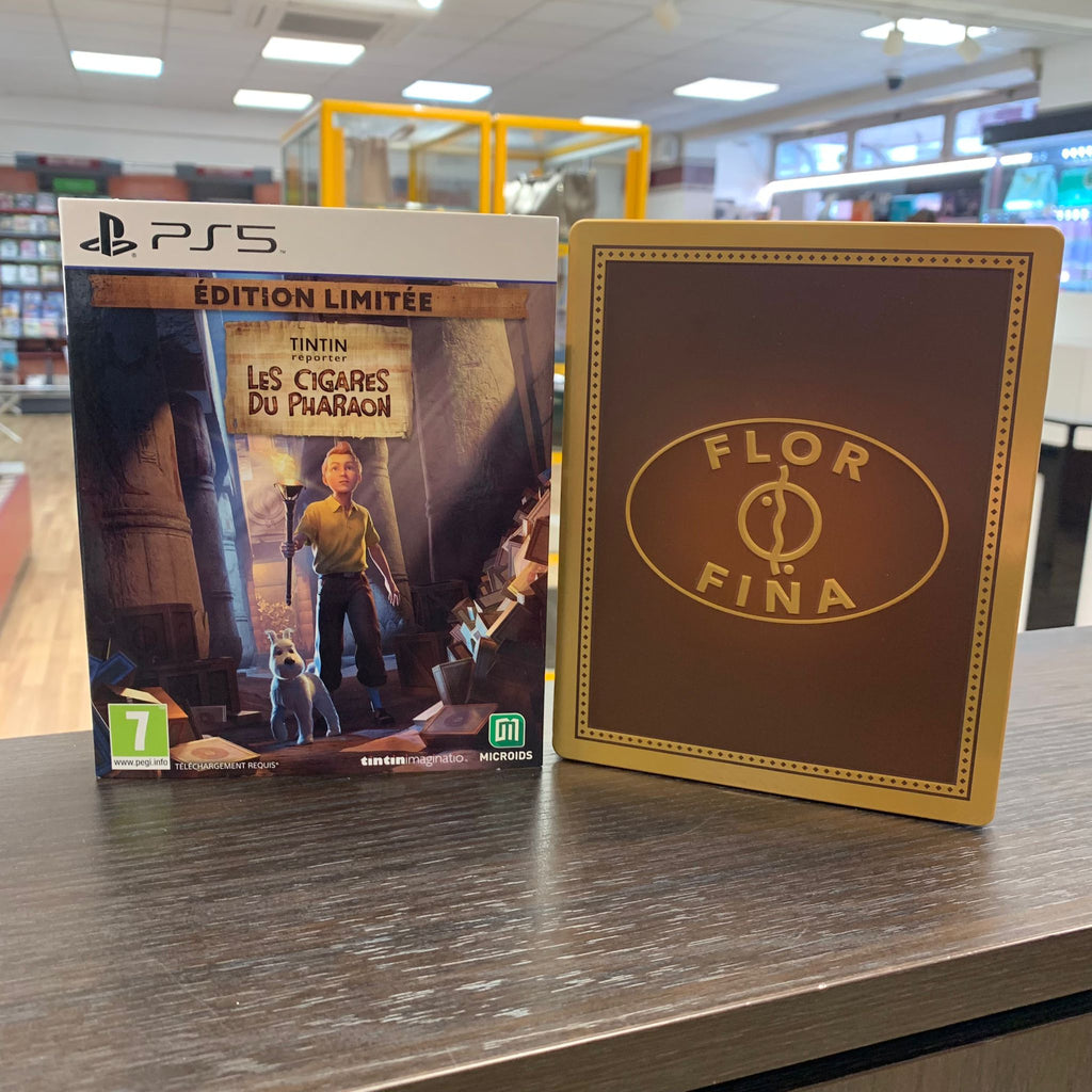 Jeu PS5 Tintin reporter Les cigares du pharaon édition limite