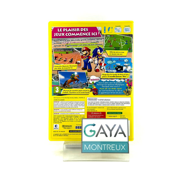 Jeu Nintendo Wii - Mario & Sonic Aux Jeux Olympiques De Londres 2012