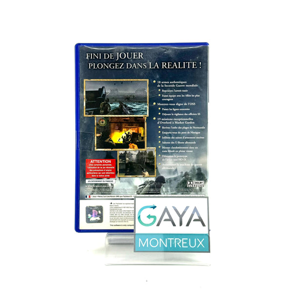 Jeu PS2 - Medal Of Honor En Première Ligne