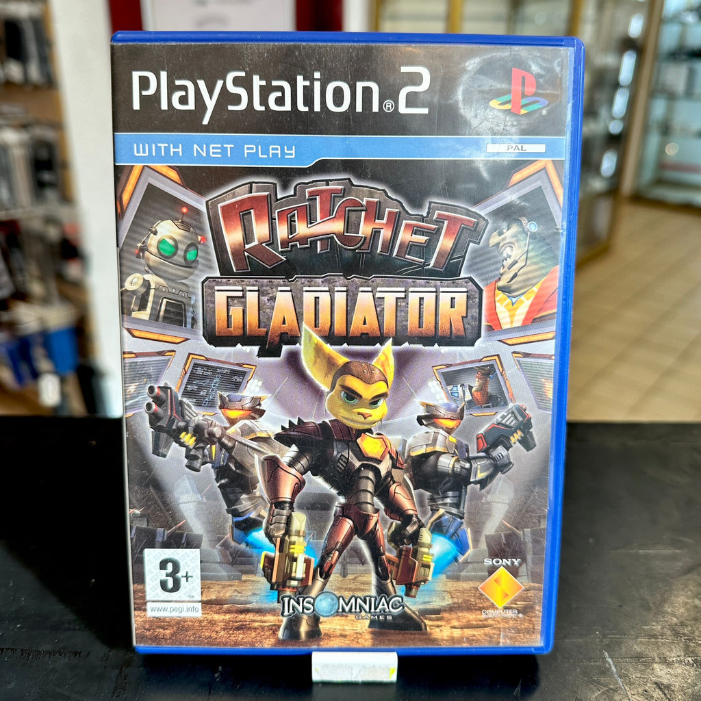 JEU PS2  RATCHET GLADIATOR PLATINUM,
