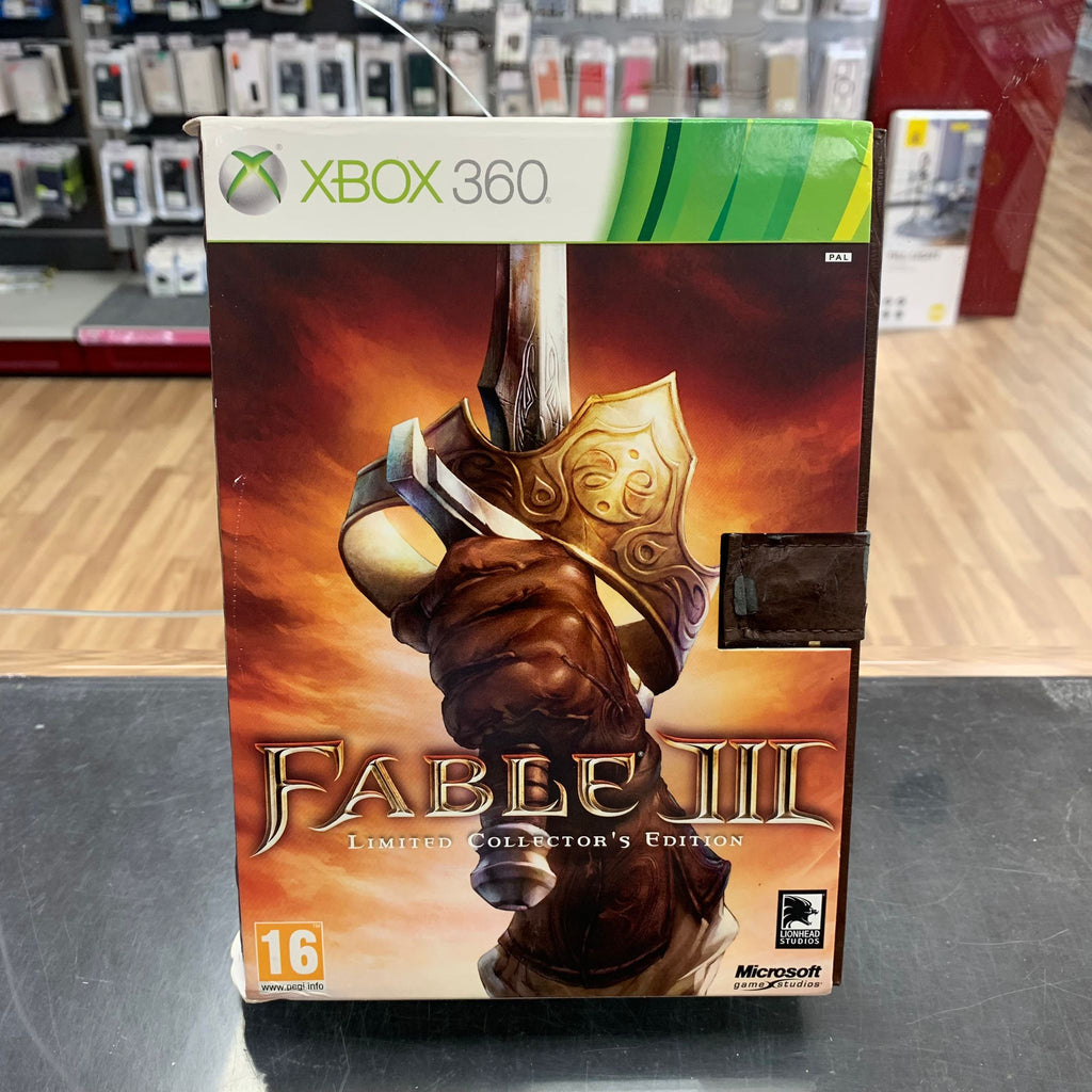 Jeux Xbox 360 Fable III coffret limited collector’s edition