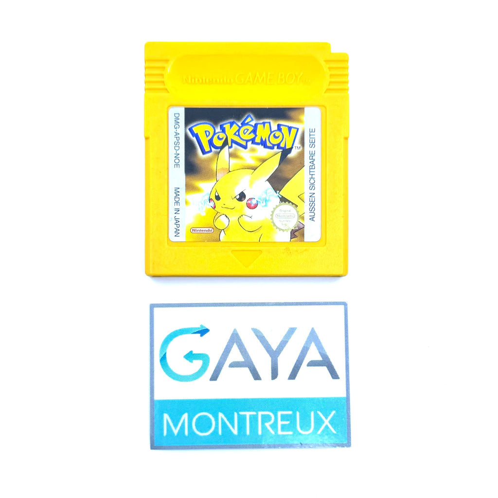 Jeu Game Boy - Pokemon version Jaune (version NOE)