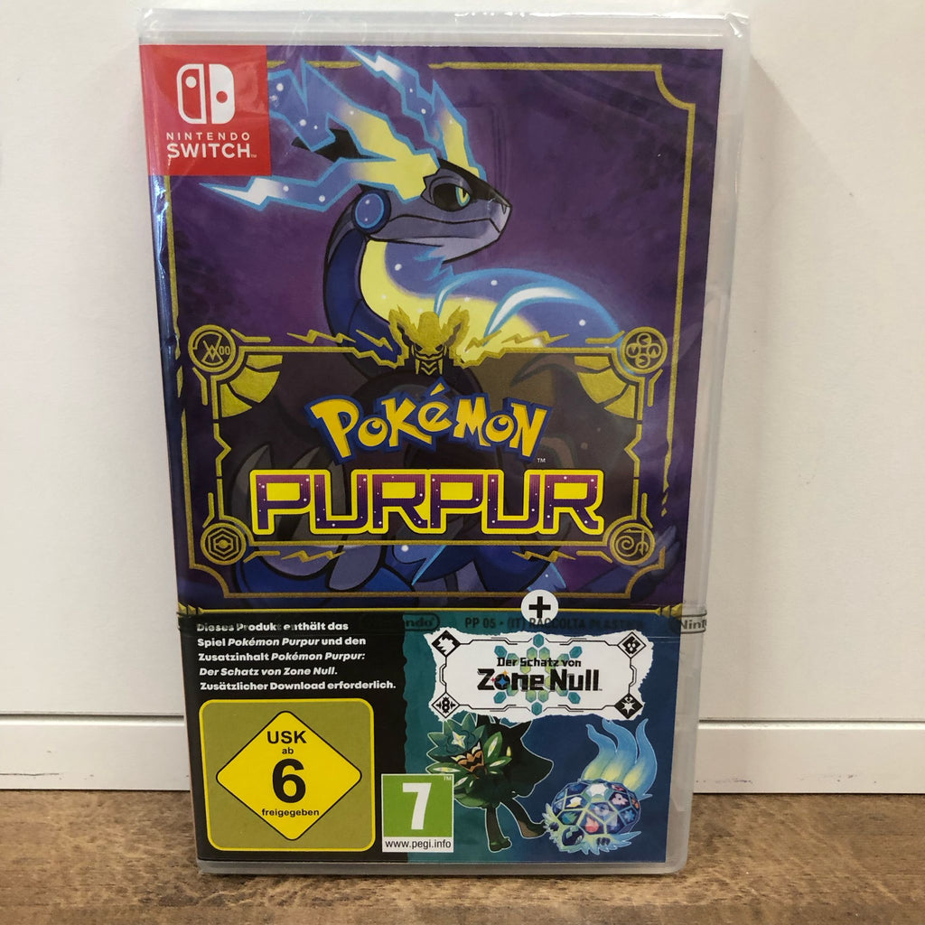 Jeu Switch - Pokemon Purpur + Der Schatz Von Zone Null - NEUF