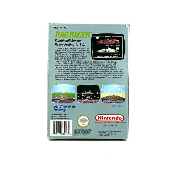 Jeu Nintendo NES - Rad Racer