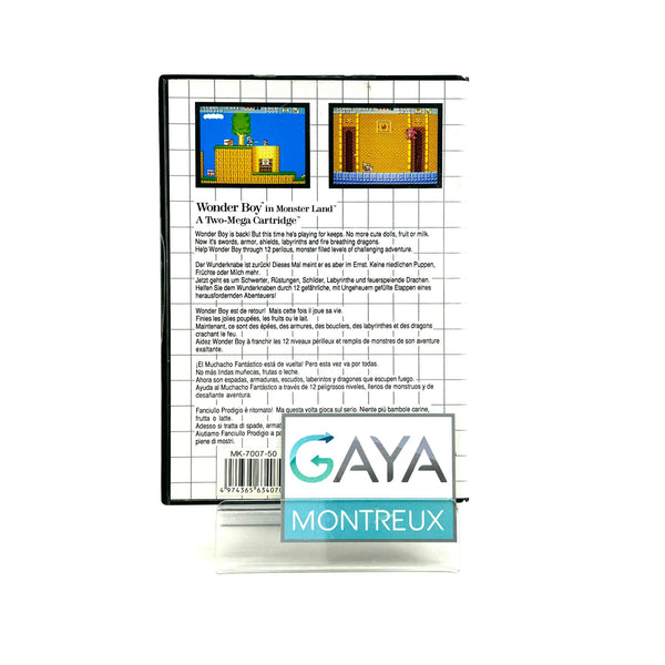Jeu Sega Master System - Wonder Boy In Monster Land