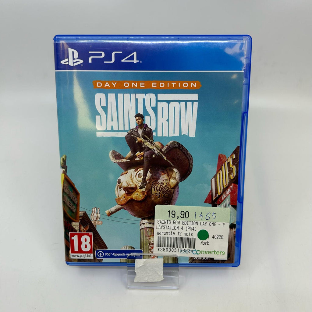 Jeu PlayStation 4 - Saints row Day one edition