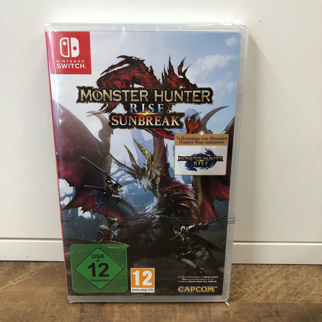 Jeu Switch -Monster Hunter rise + sunbrea - NEUF