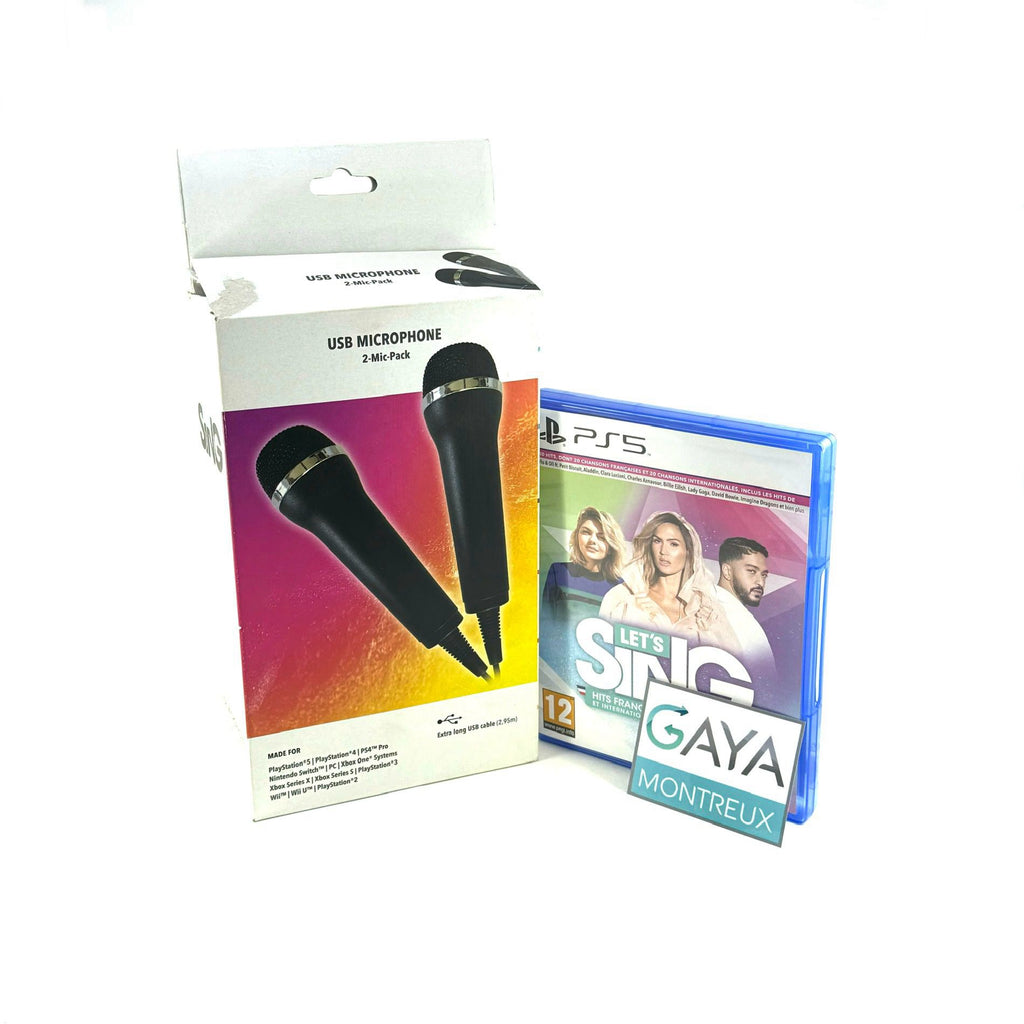 Jeu PS5 - Let’s Sing 2022 + 2 Micros