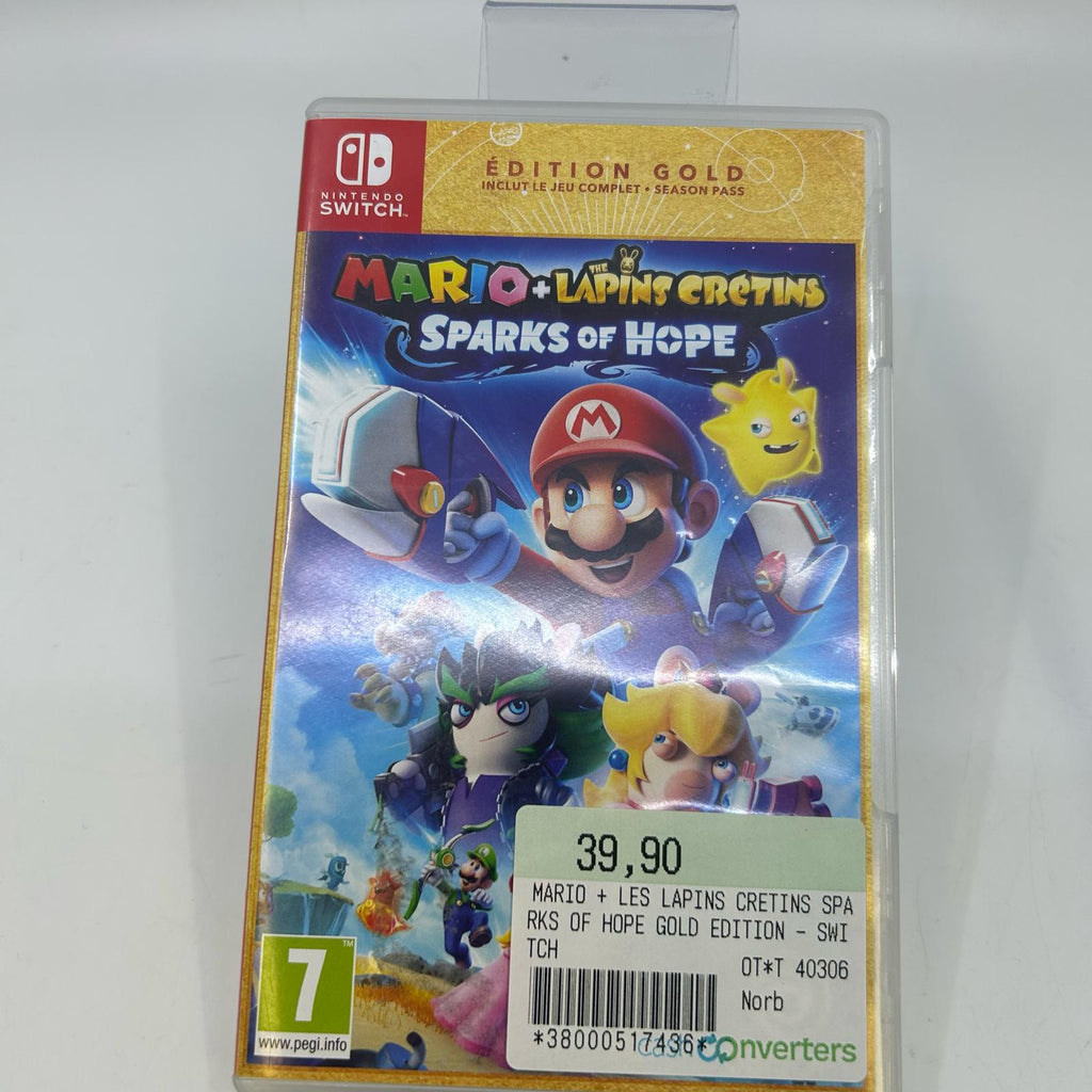 Jeu Nintendo Switch  Mario + lapins cretins:  Sparks of Hope