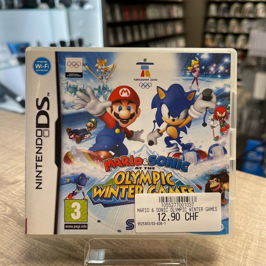 Jeu Nintendo Ds - Mario & Sonic Olympic Winter Games  + notice