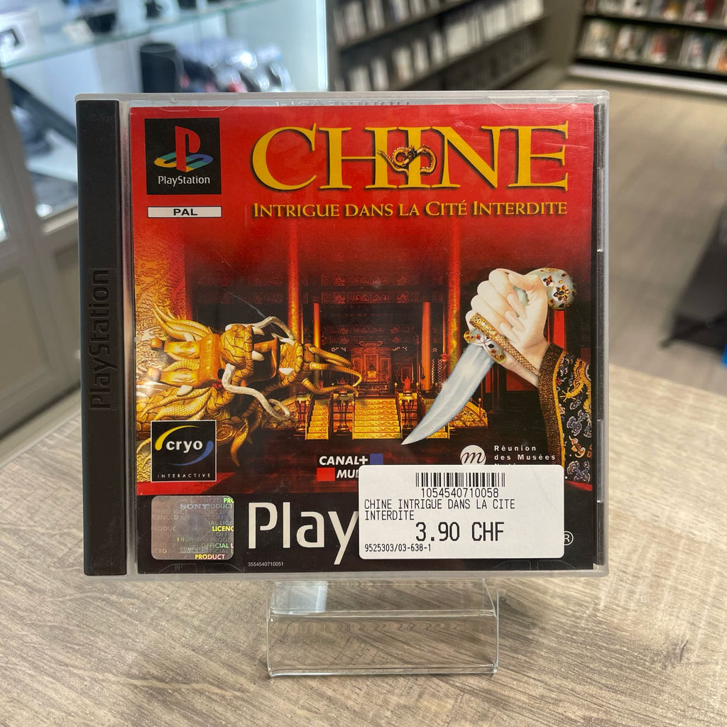 Jeu ps1 - Chine Intrigue dans la cité interdite  + notice