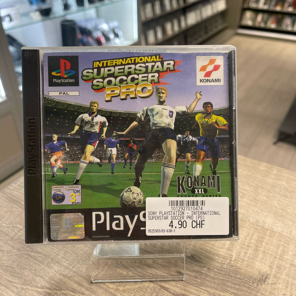 Jeu ps1 - international superstar soccer pro  + notice