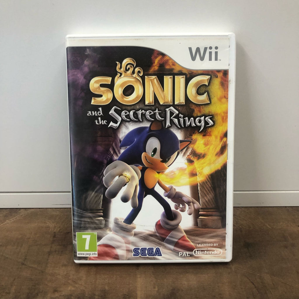 Jeu Wii - Sonic and The secret Rings
