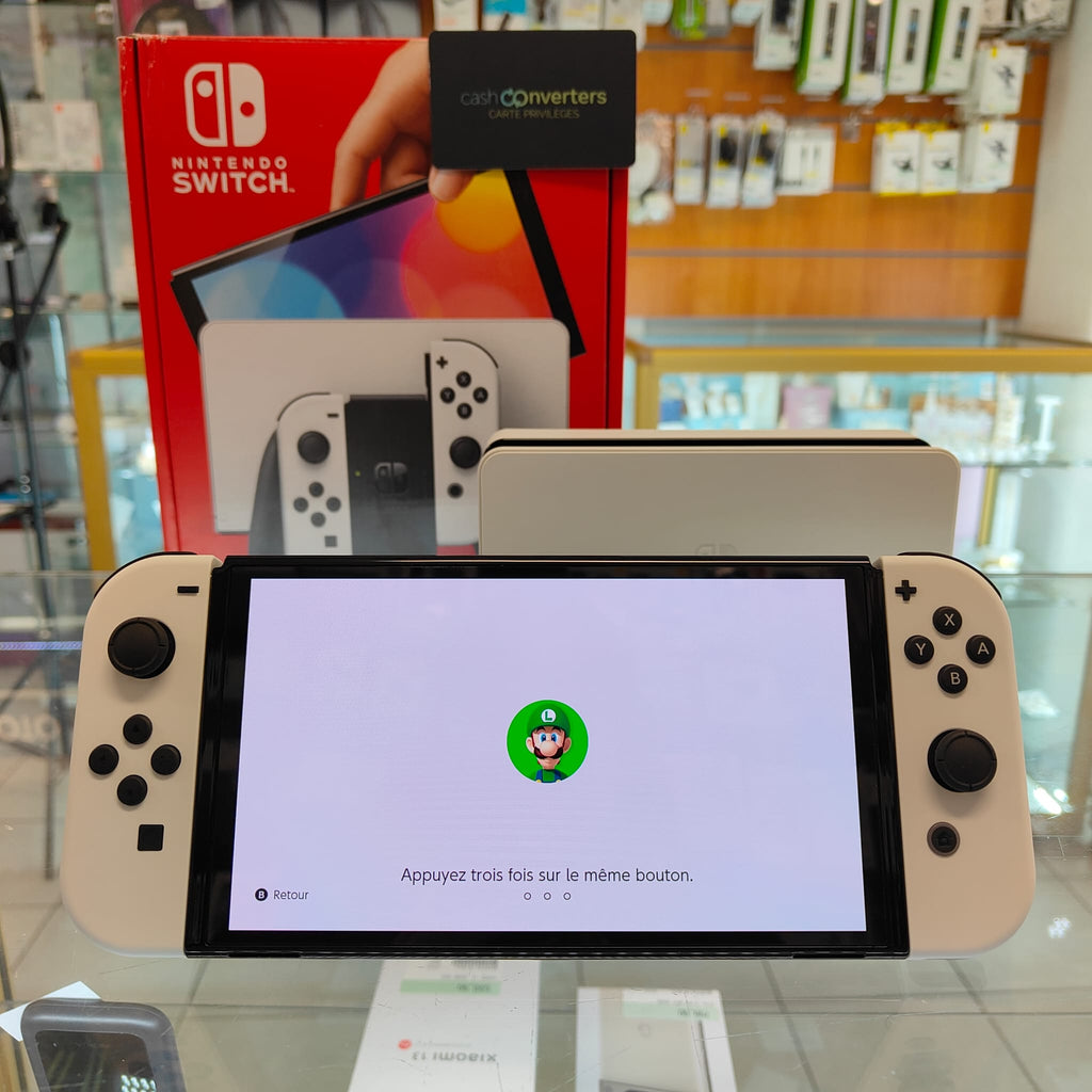 Console Switch OLED blanche - avec boîte