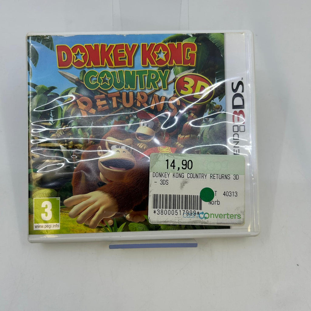 Jeu Nintendo 3DS - Donkey kong country returns 3D