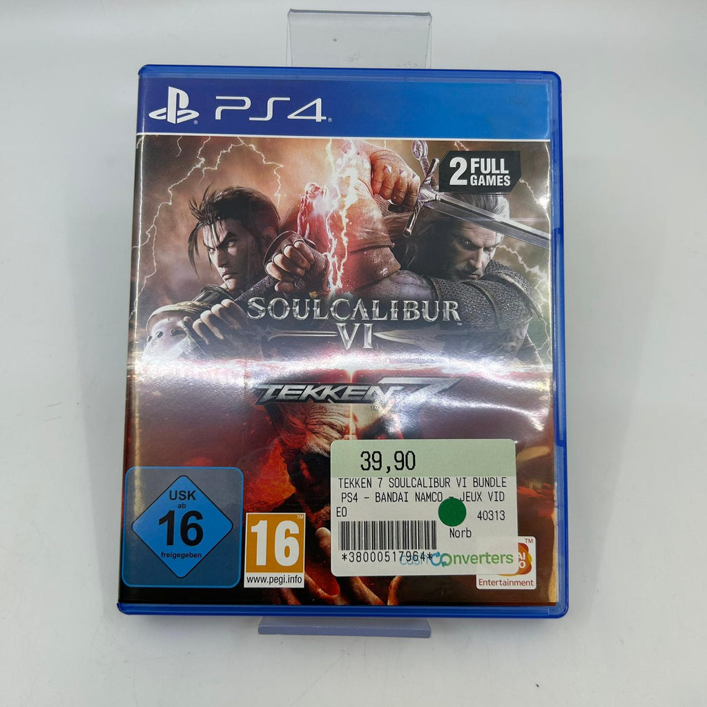 Jeu PlayStation 4 - SoulCalibur VI Tekken 7