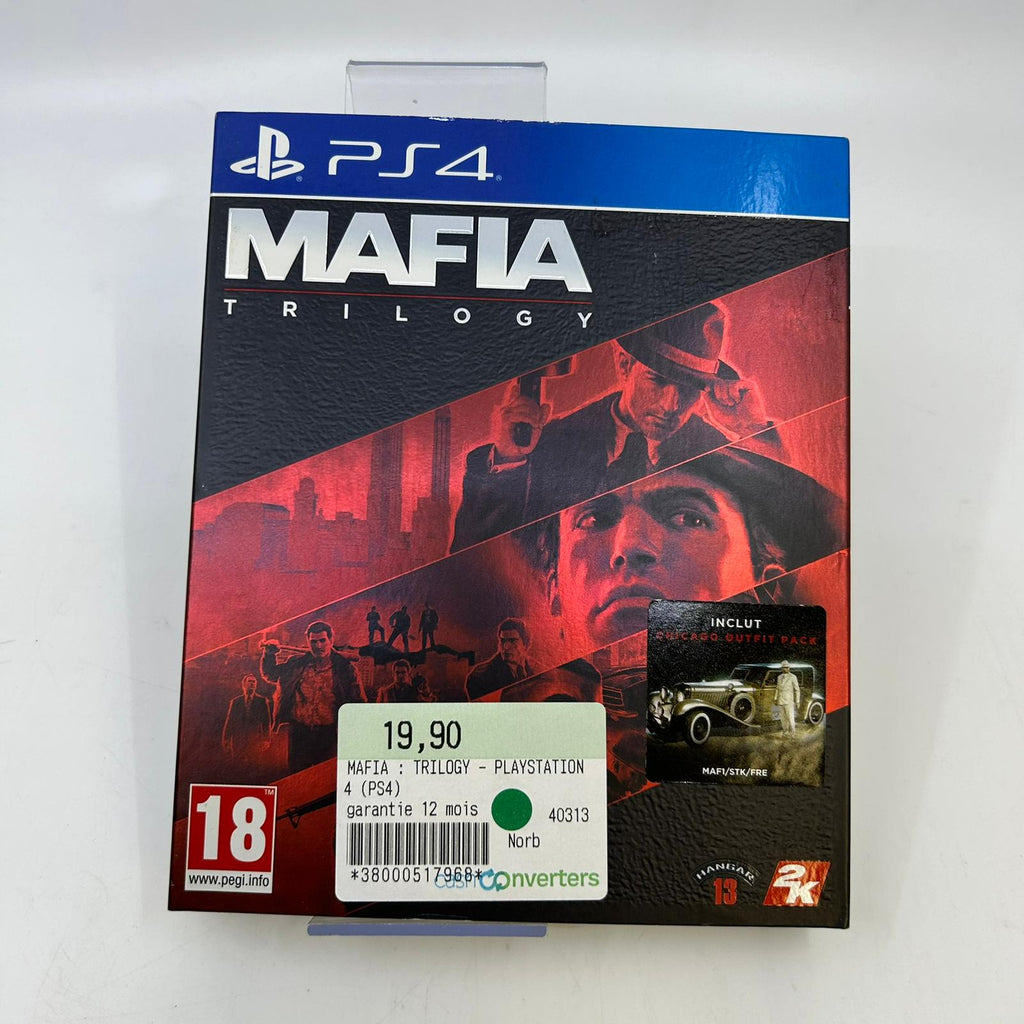 Jeu PlayStation 4 - Mafia : Trilogy