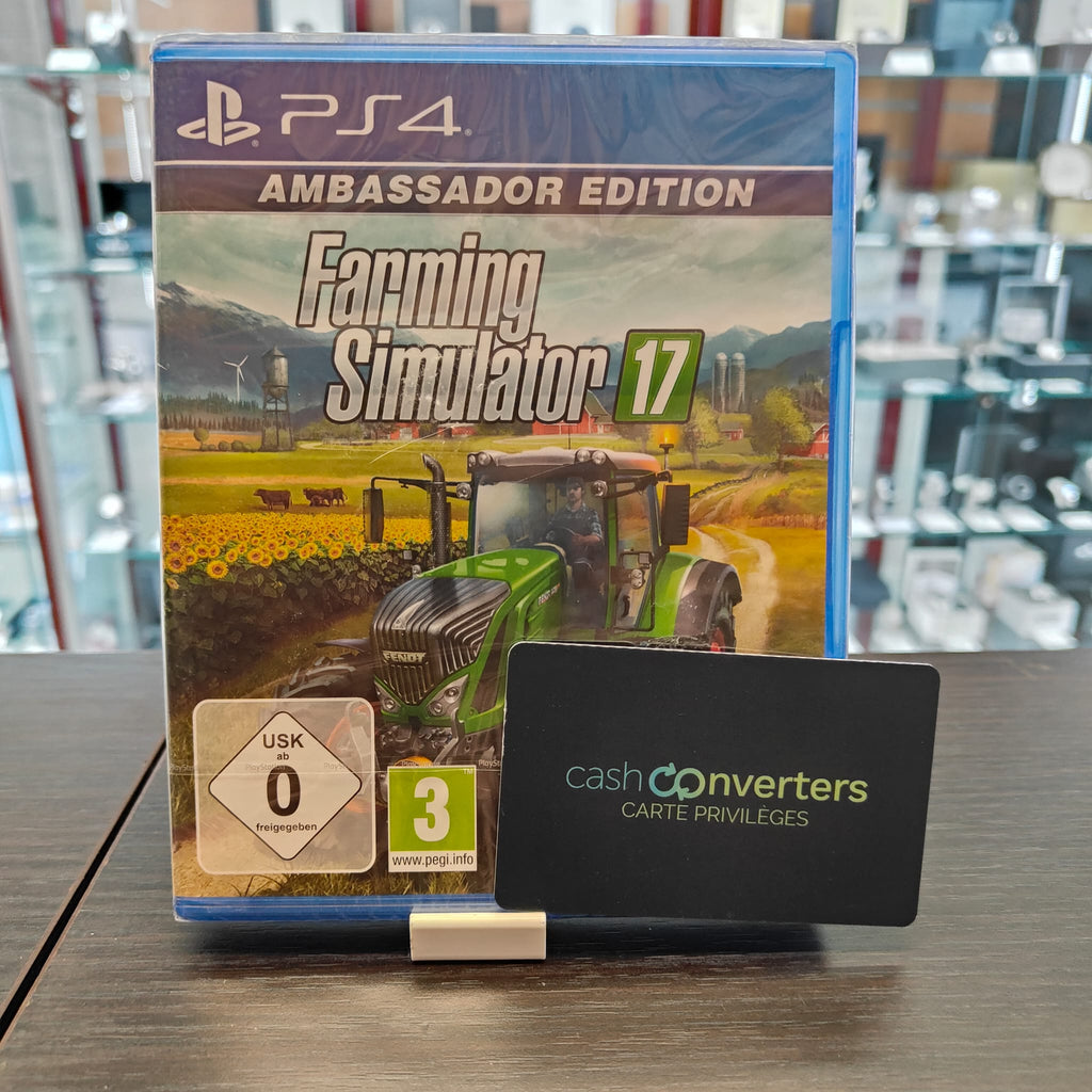 Jeu PS4: Farming Simulator 17 - NEUF SOUS BLISTER