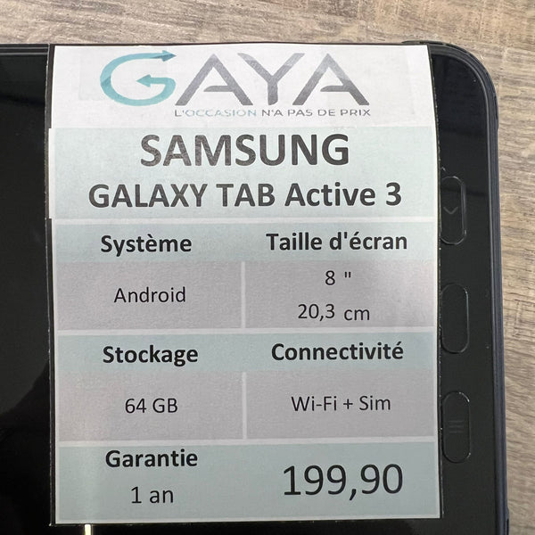 Samsung Tab Active 3 64GB wifi + SIM
