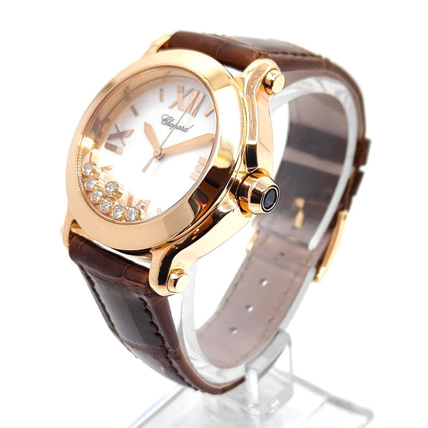Chopard Happy Sport 36 Pink Gold M.O.P Dial