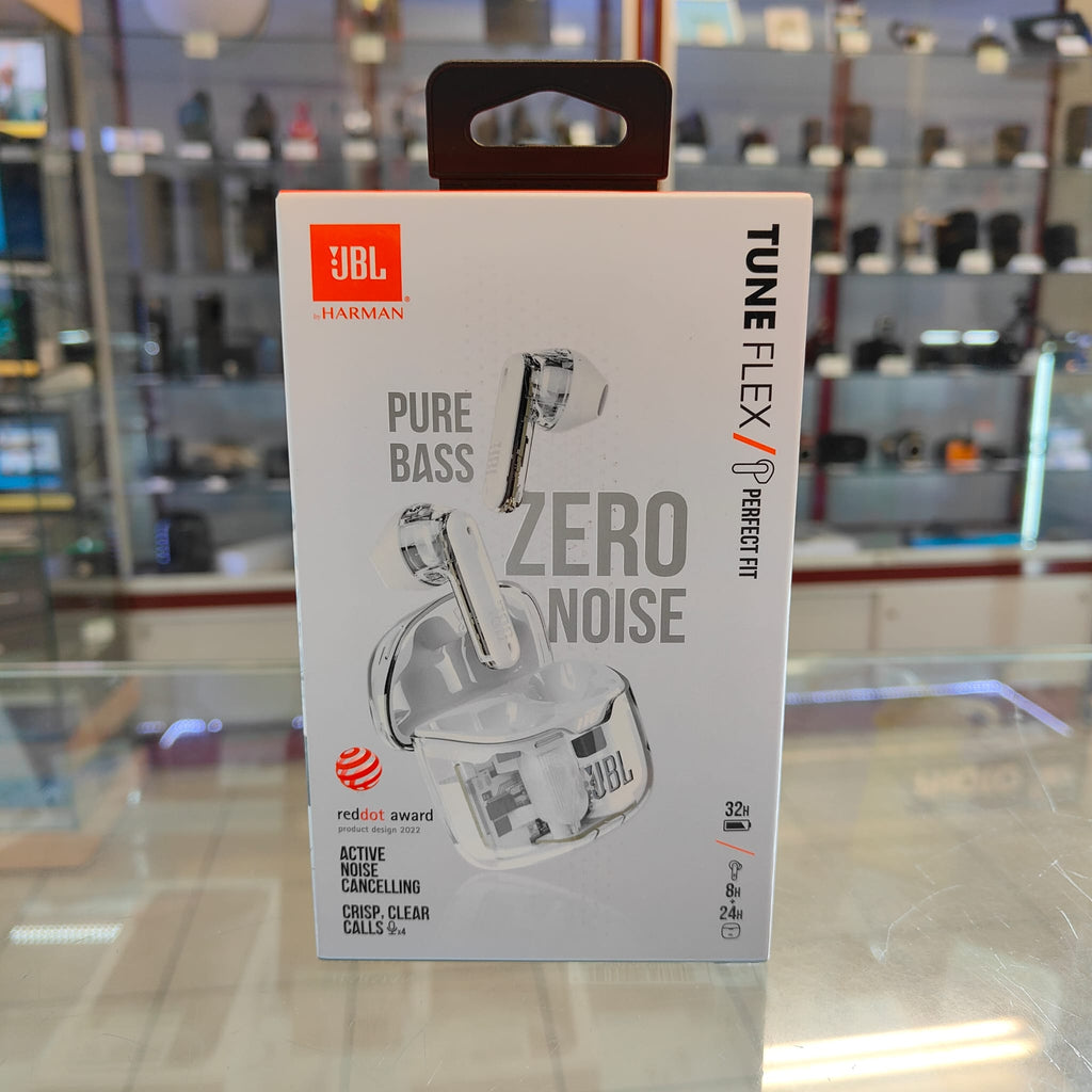 Écouteurs JBL Tune Flex - Ghost edition - NEUF