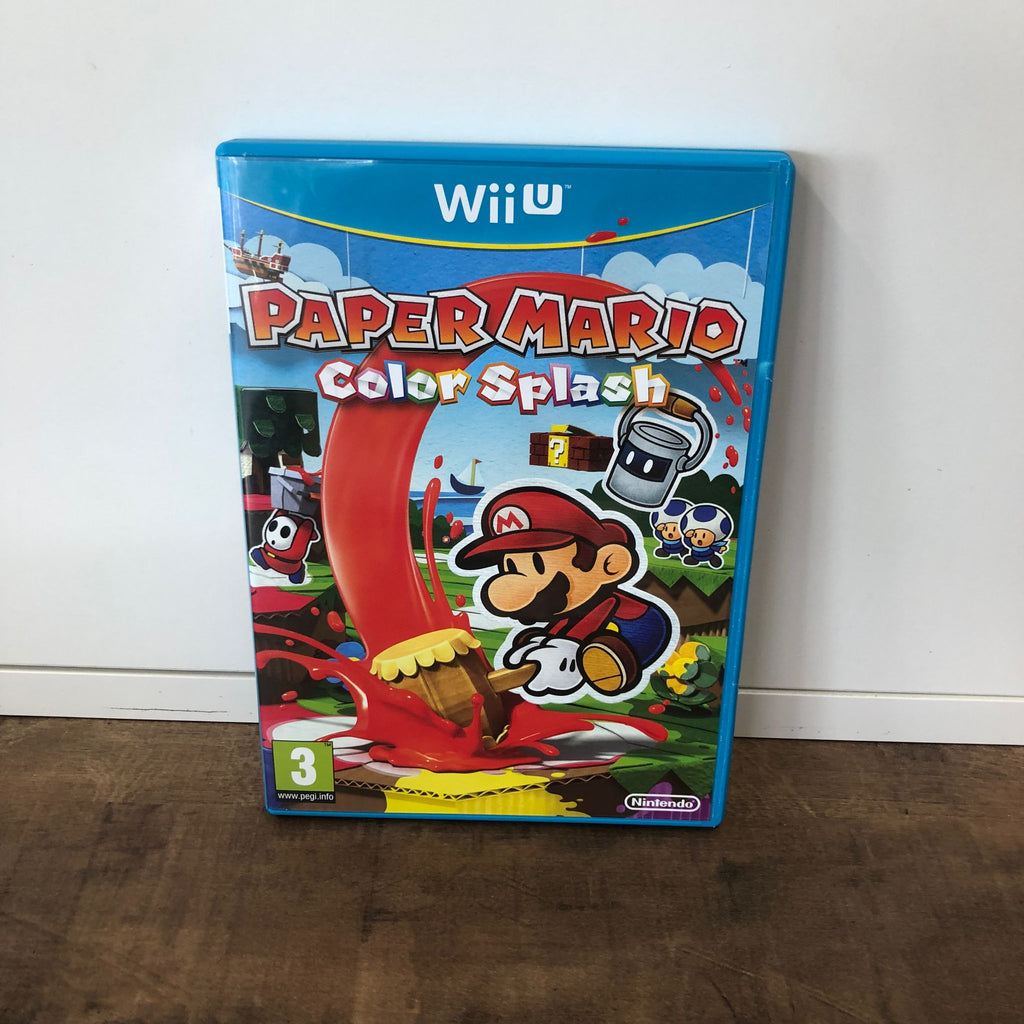 Jeu Wii U - Paper Mario Color Splash