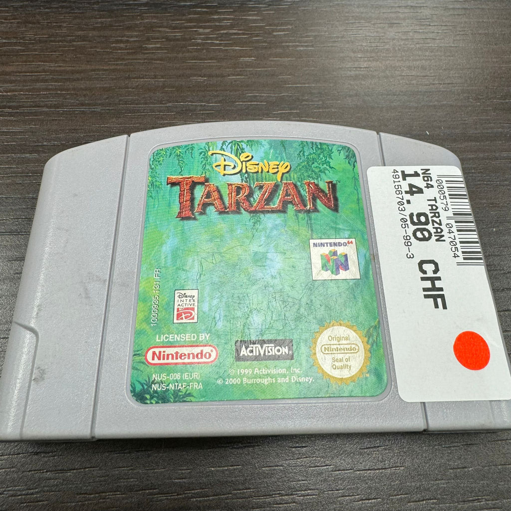 Jeu N64 Tarzan Disney