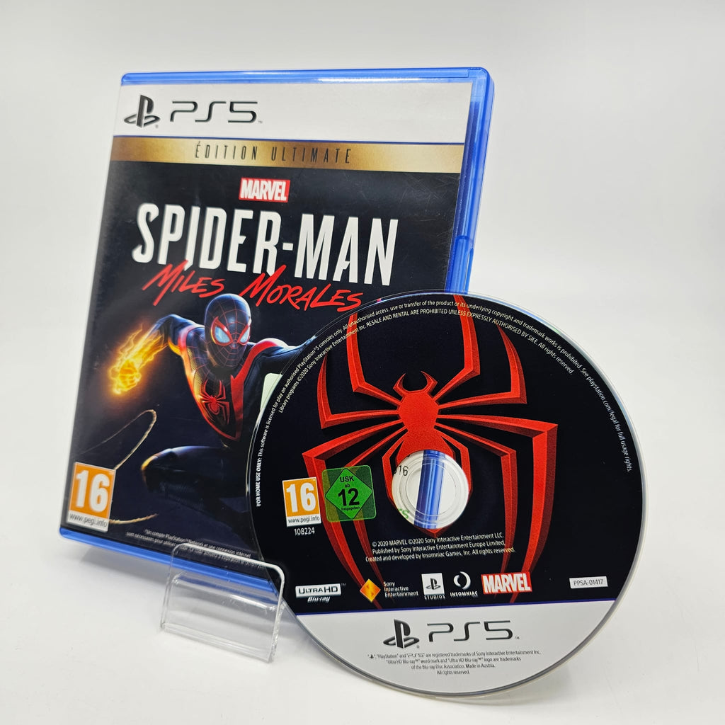 Jeux ps5 Spider man miles morales