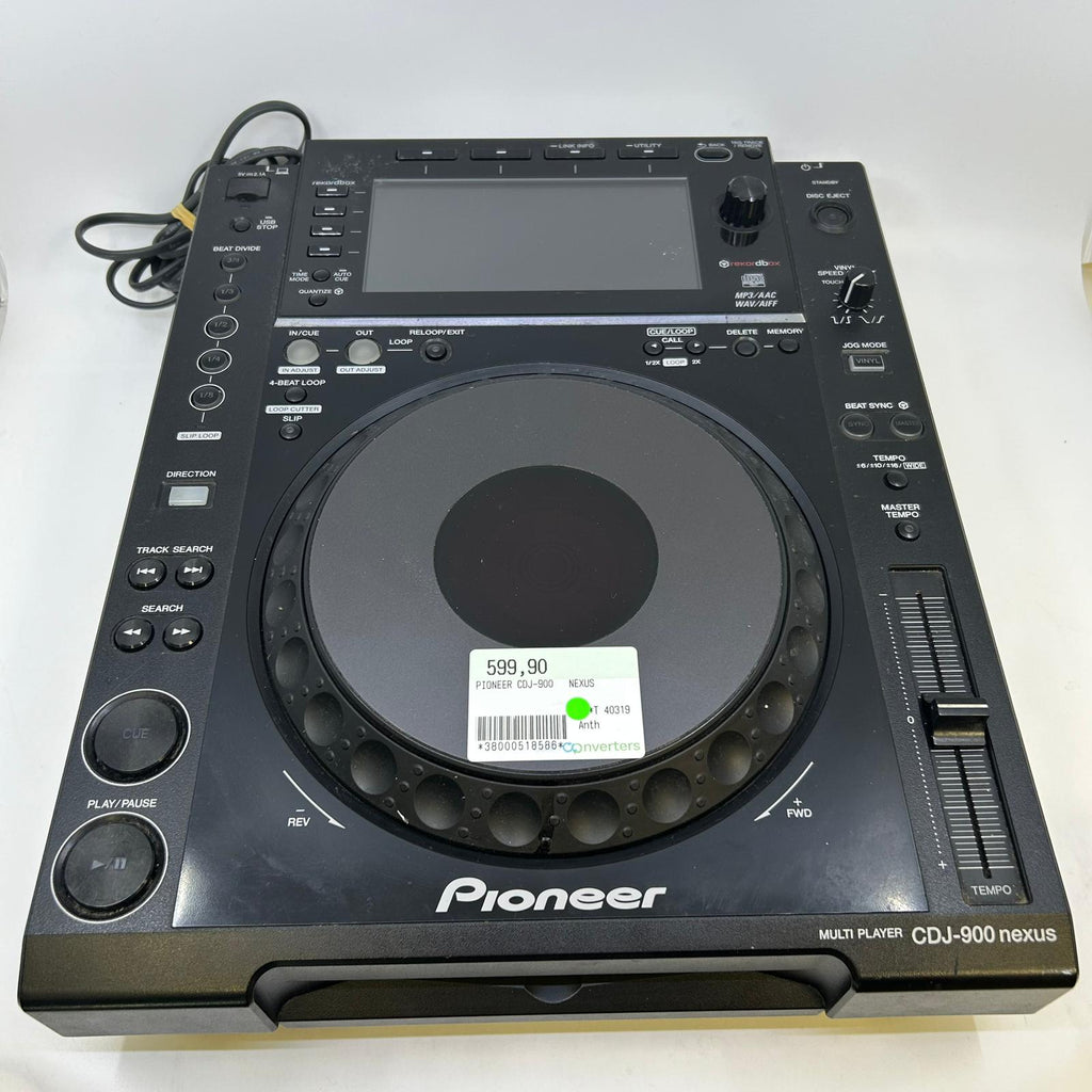 Table de mixage Pioneer  CDJ-900 Noir - Nexus