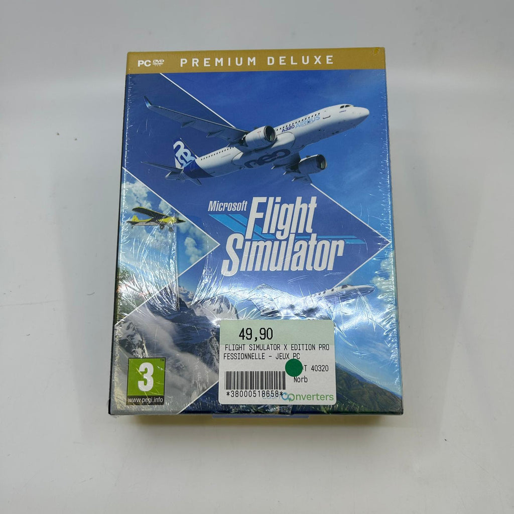 Jeu PC Flight simulator X Édition professionnelle