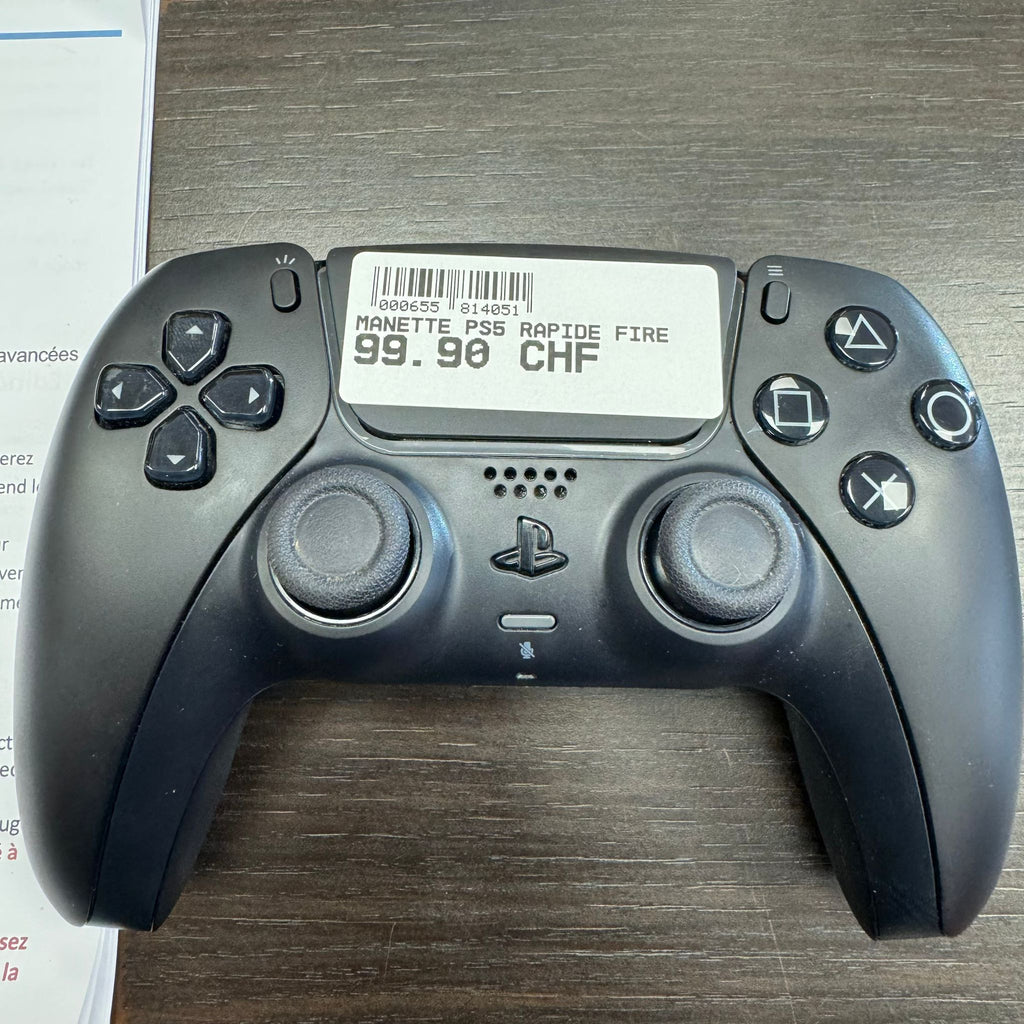 Manette PS5 Rapide Fire + Notice
