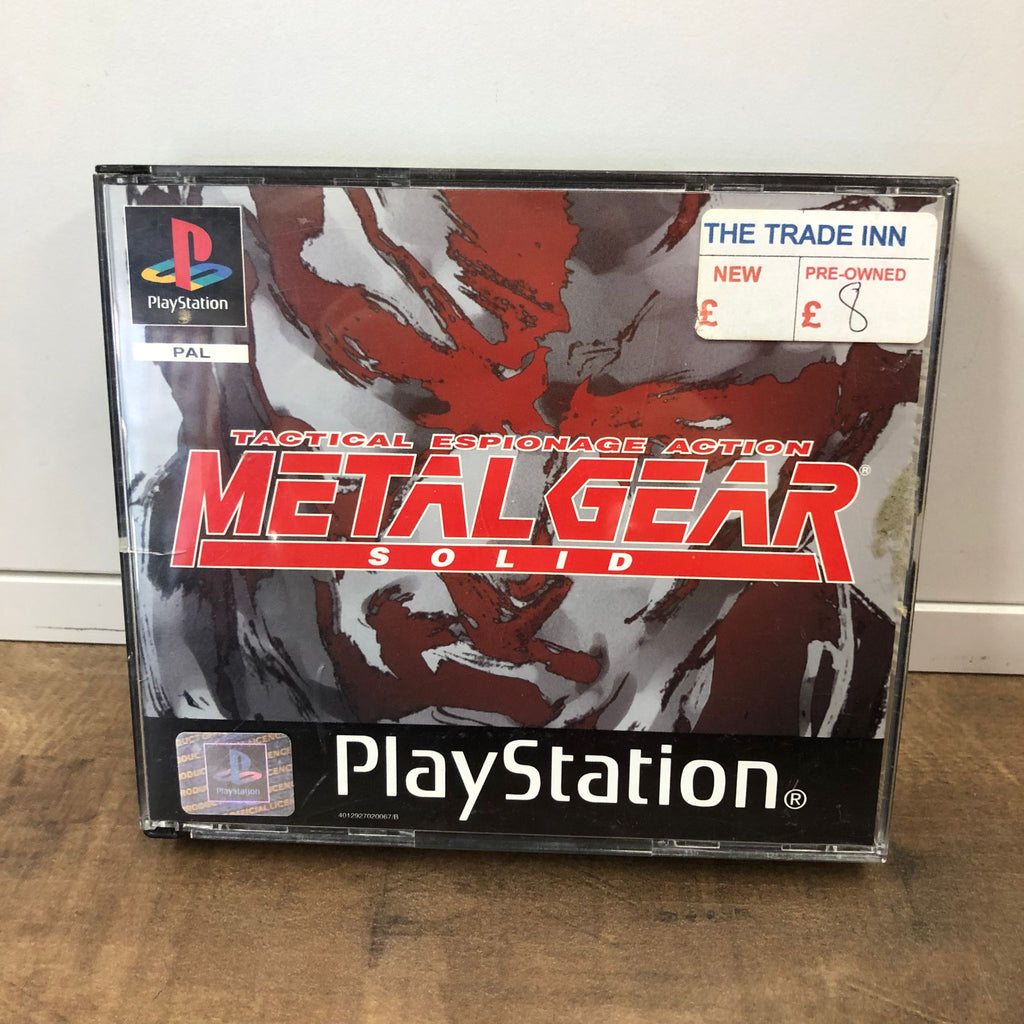 Jeu PS1 - Métal gear solid