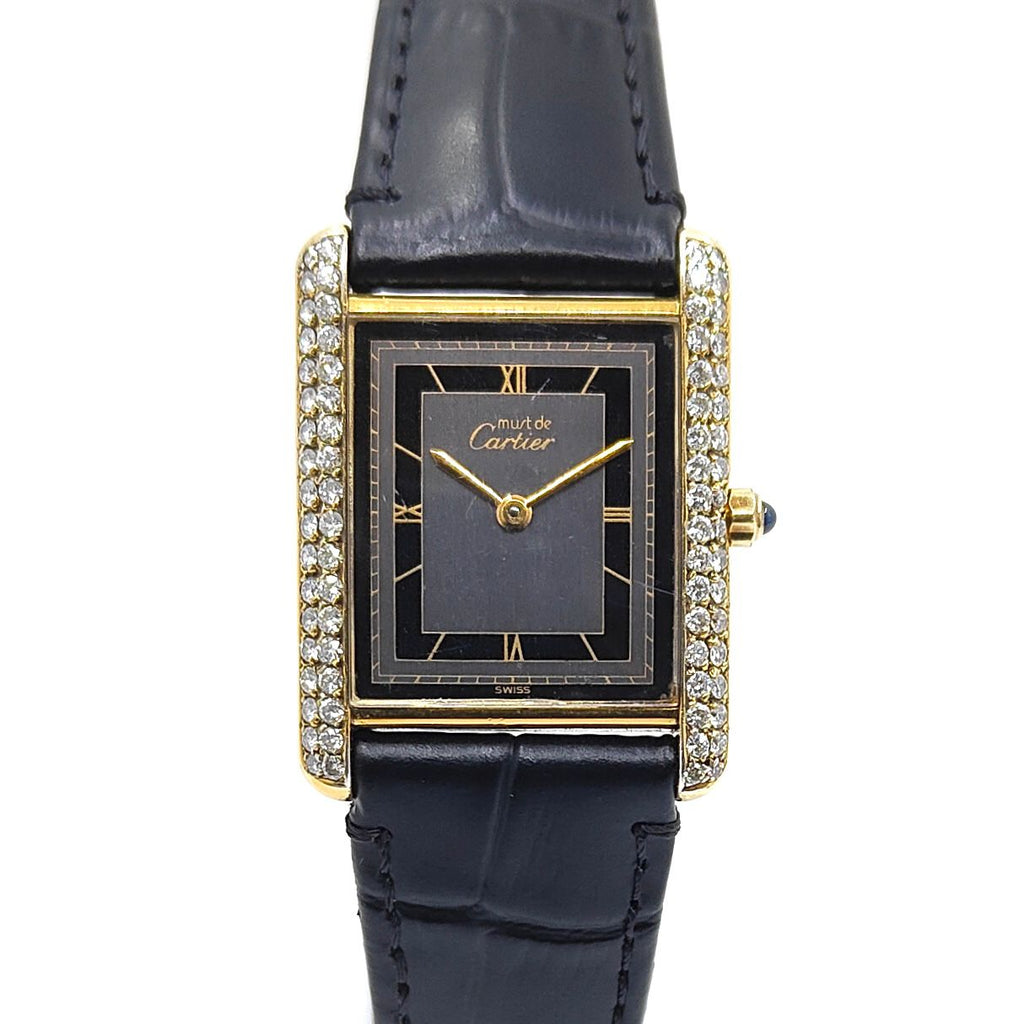 Cartier Tank Large Model Diamonds