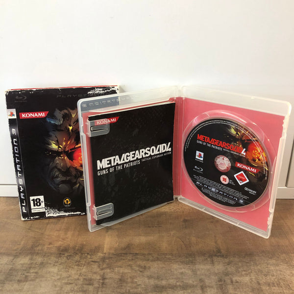 Jeu PS3  -Métal Gear Solid 4 guns Of The patriots