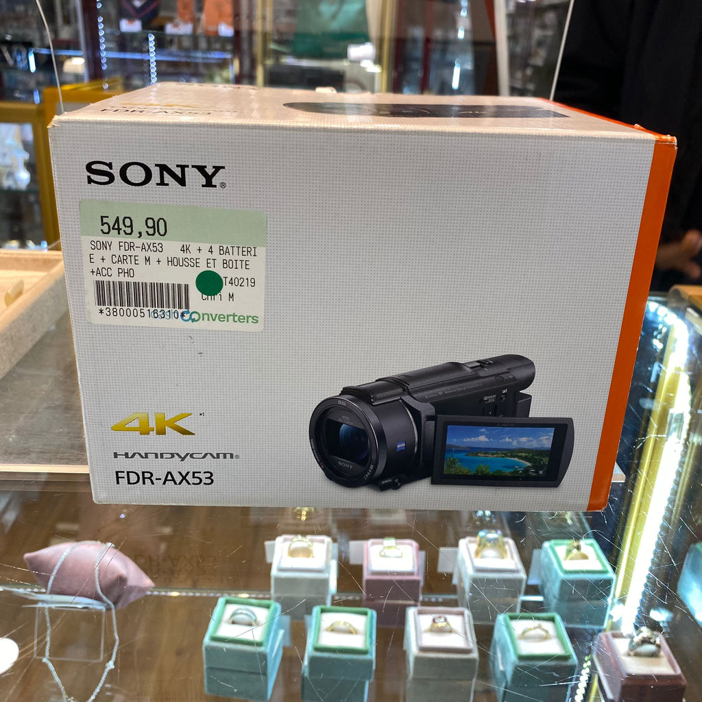 Camescope Sony FDR-AX53 4K
