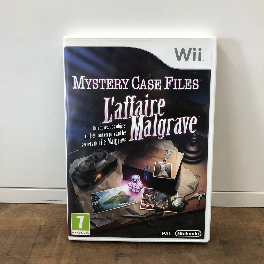 Jeu Nintendo Wii - Mistery case files l’affaire Malgrave