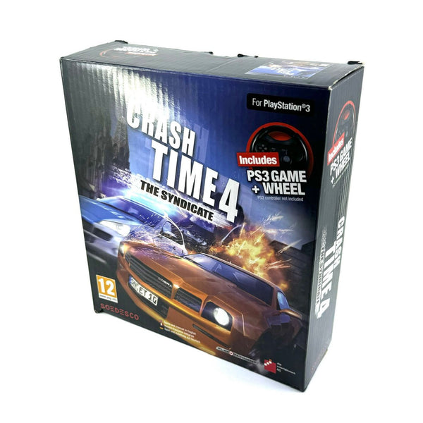 Jeu PS3 - Crash Time 4 The Syndicate (Complet en boîte avec volant)