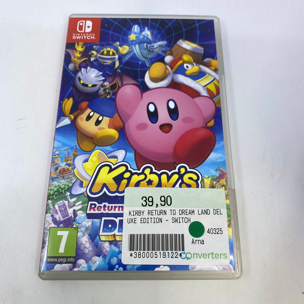Jeu switch Kirby’s return to dream land deluxe