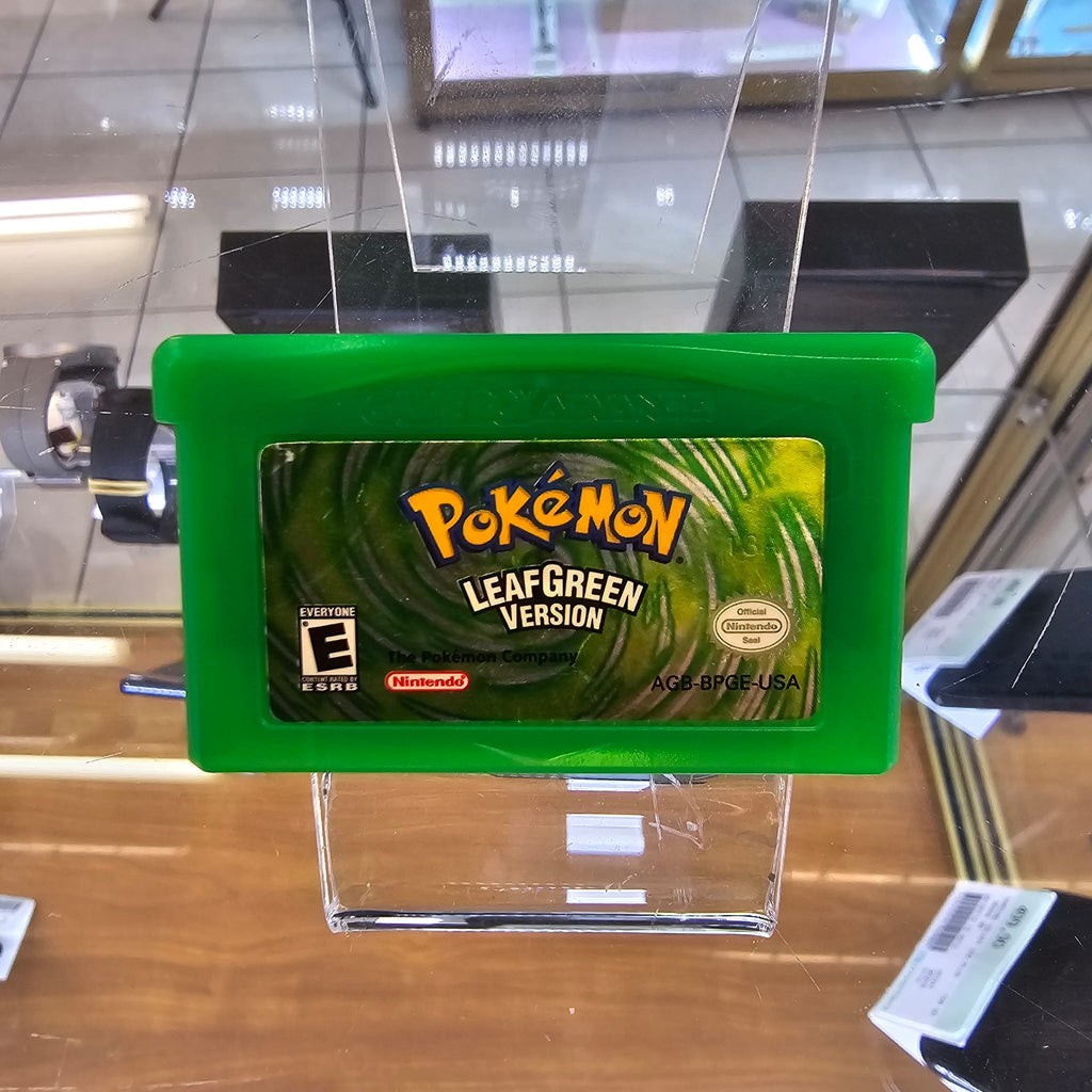 Jeu GameBoy Advance - Pokémon Leaf Green version USA