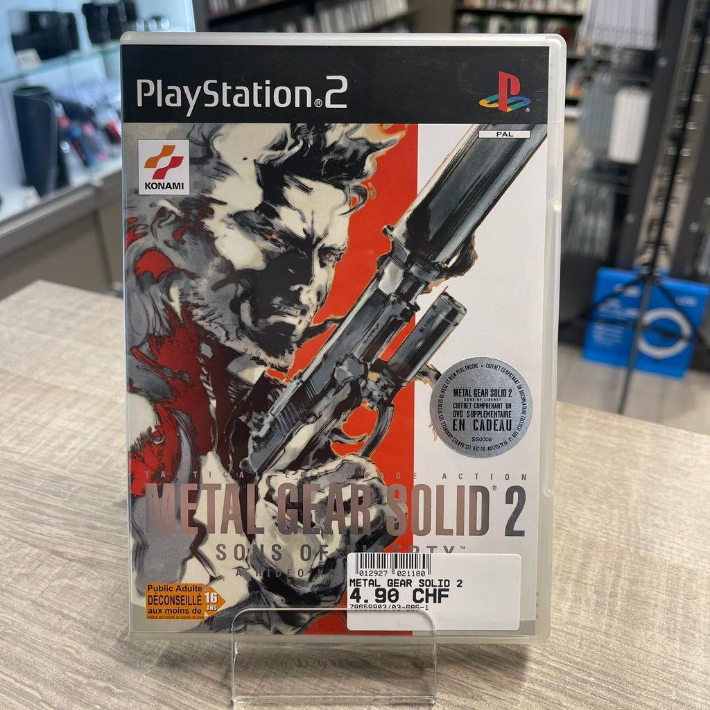 Jeu PlayStation 2 - Metal Gear Solid 2 + notice