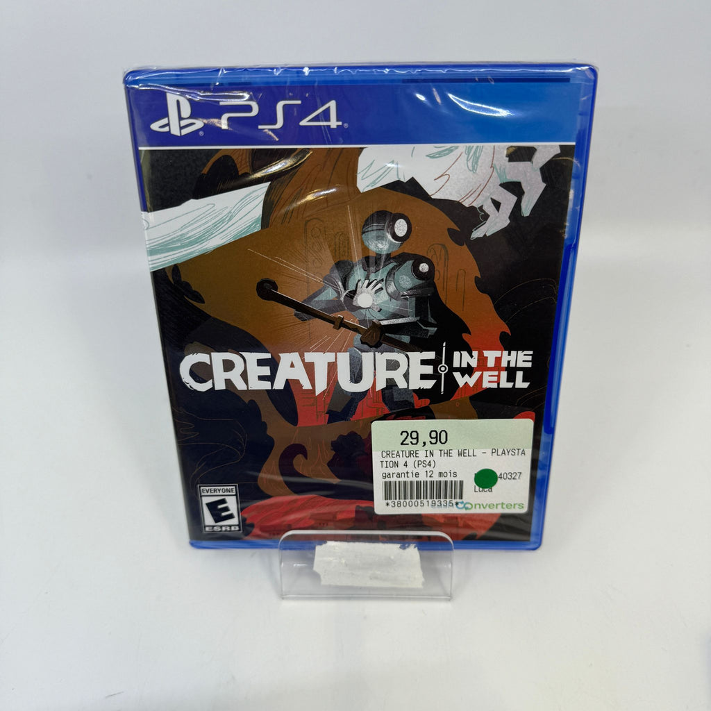 JEU PS4 CREATURE IN THE WELL - NEUF SOUS BLISTER