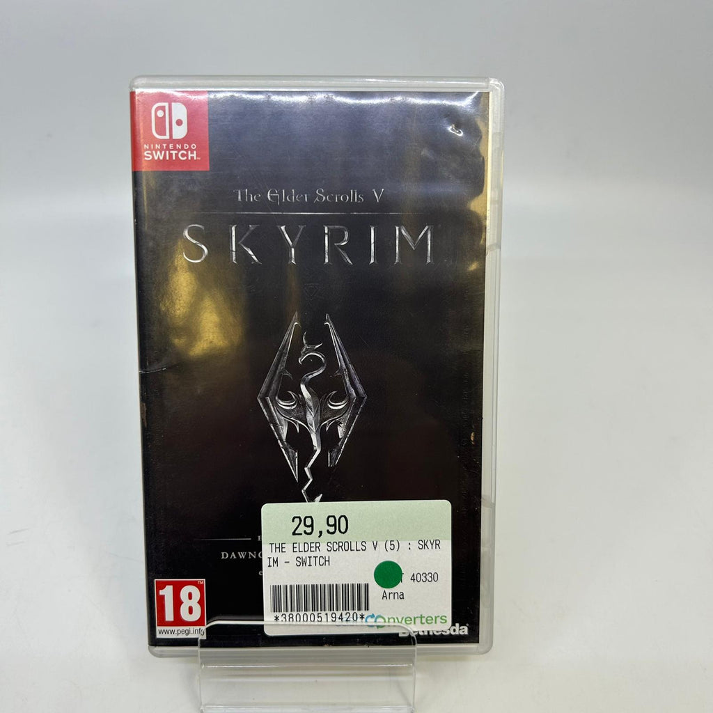 Jeu Nintendo Switch  The elder Scrolls V Skyrim