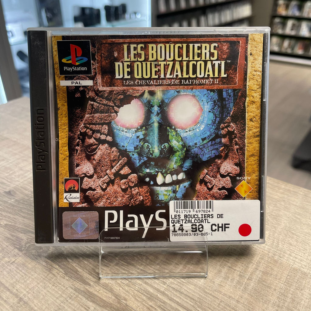 Jeu PS1 - les chevaliers de baphomet II Les boucliers de quetzalcoatl