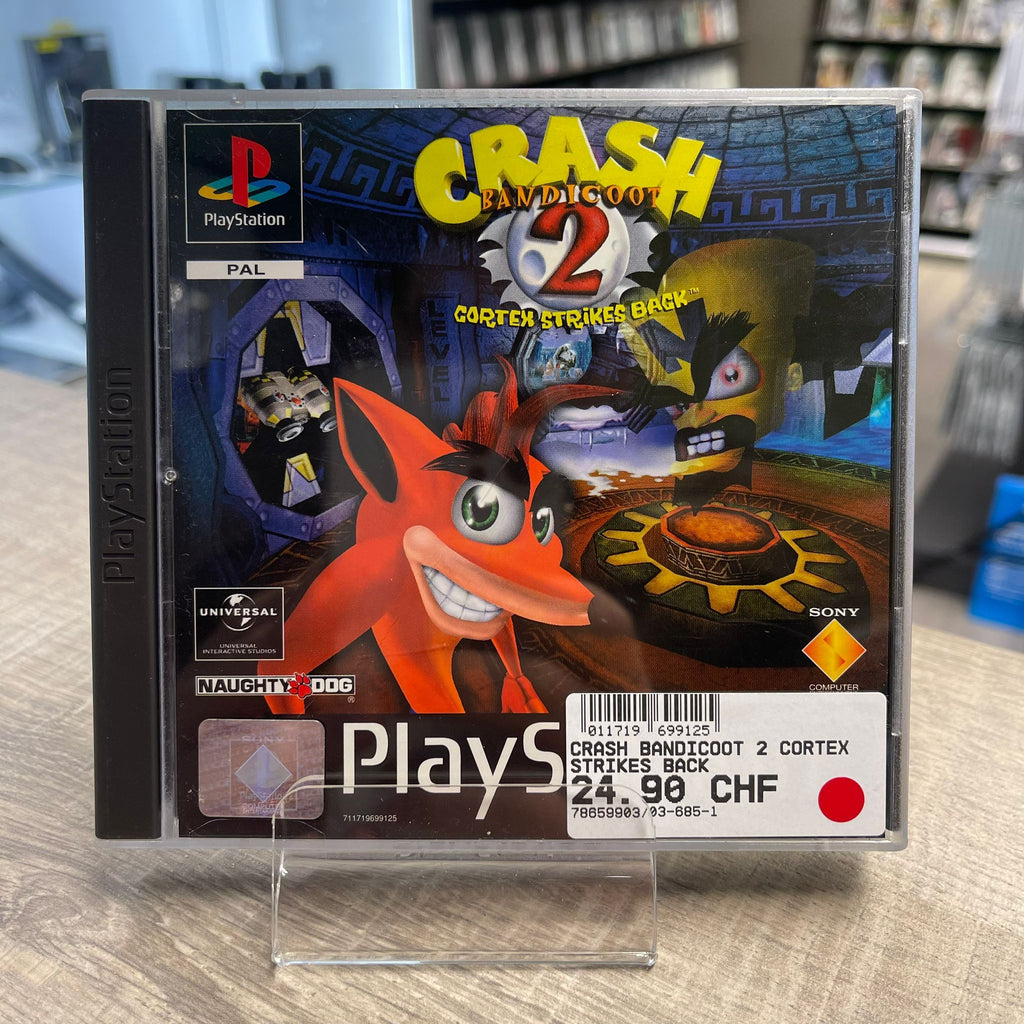 Jeu PS1 - Crash Bandicoot 2 : Cortex Strikes Back