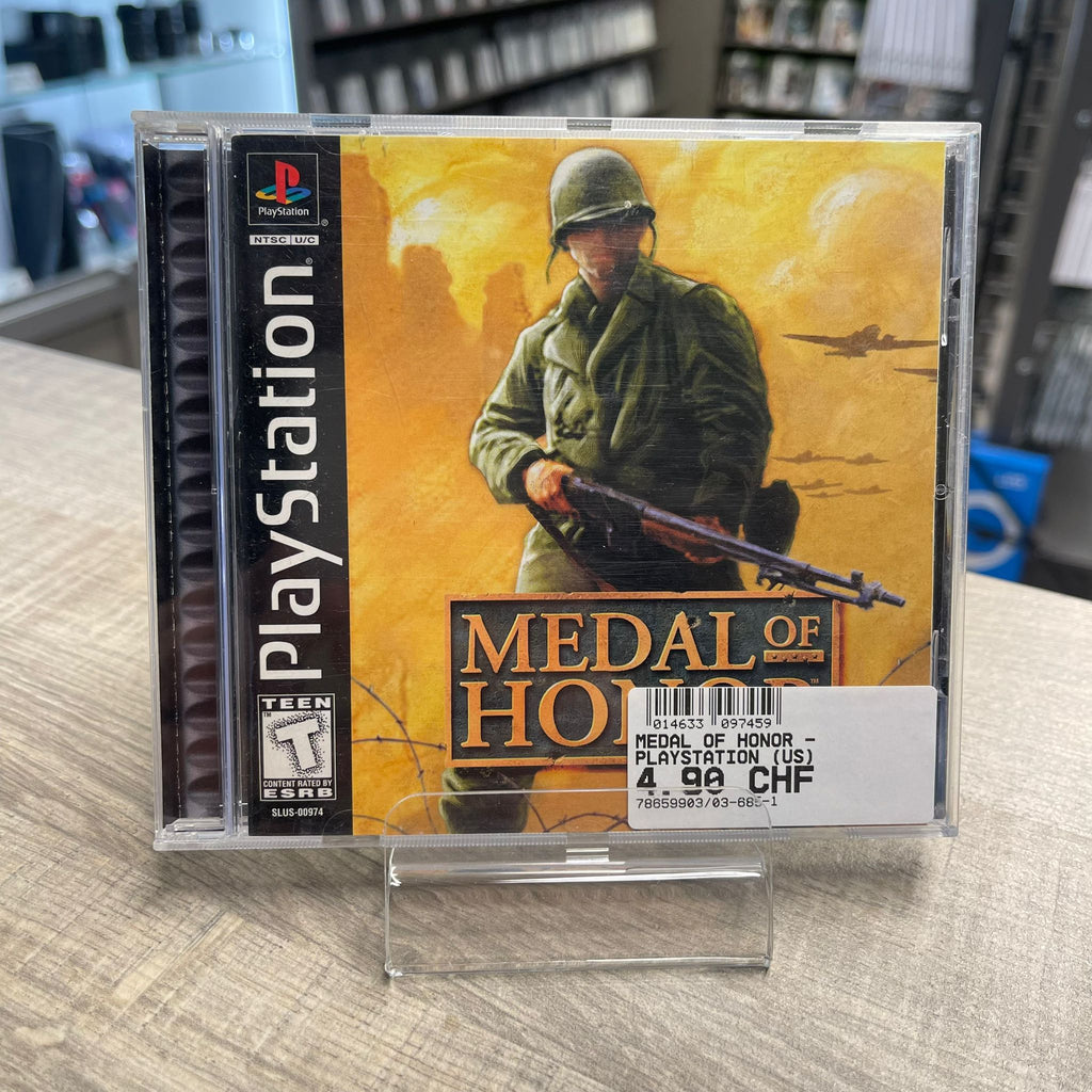 Jeu PS1 -Medal of Honor (US)  + notice