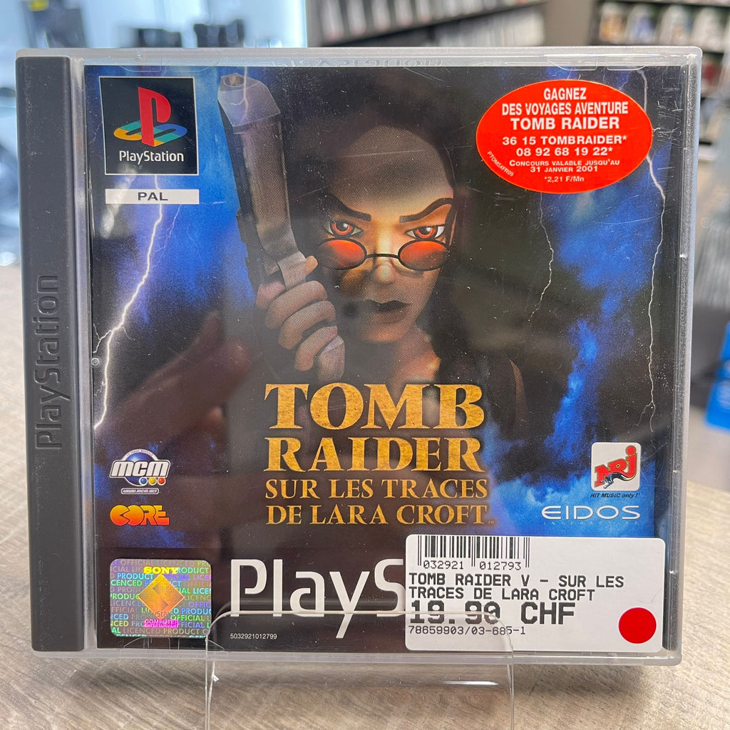 Jeu PS1 -Tomb Raider sur les traces de Lara Croft  + notice